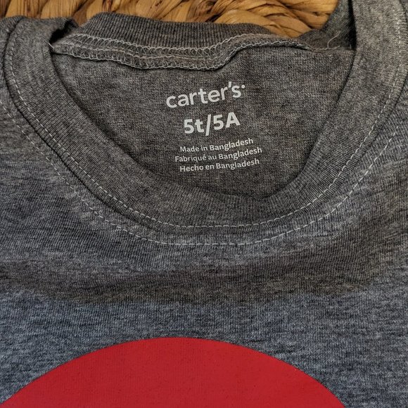 NWT 5T - Bundle of 2 - CARTER'S Christmas Long Sleeve Tees - Picture 7 of 9